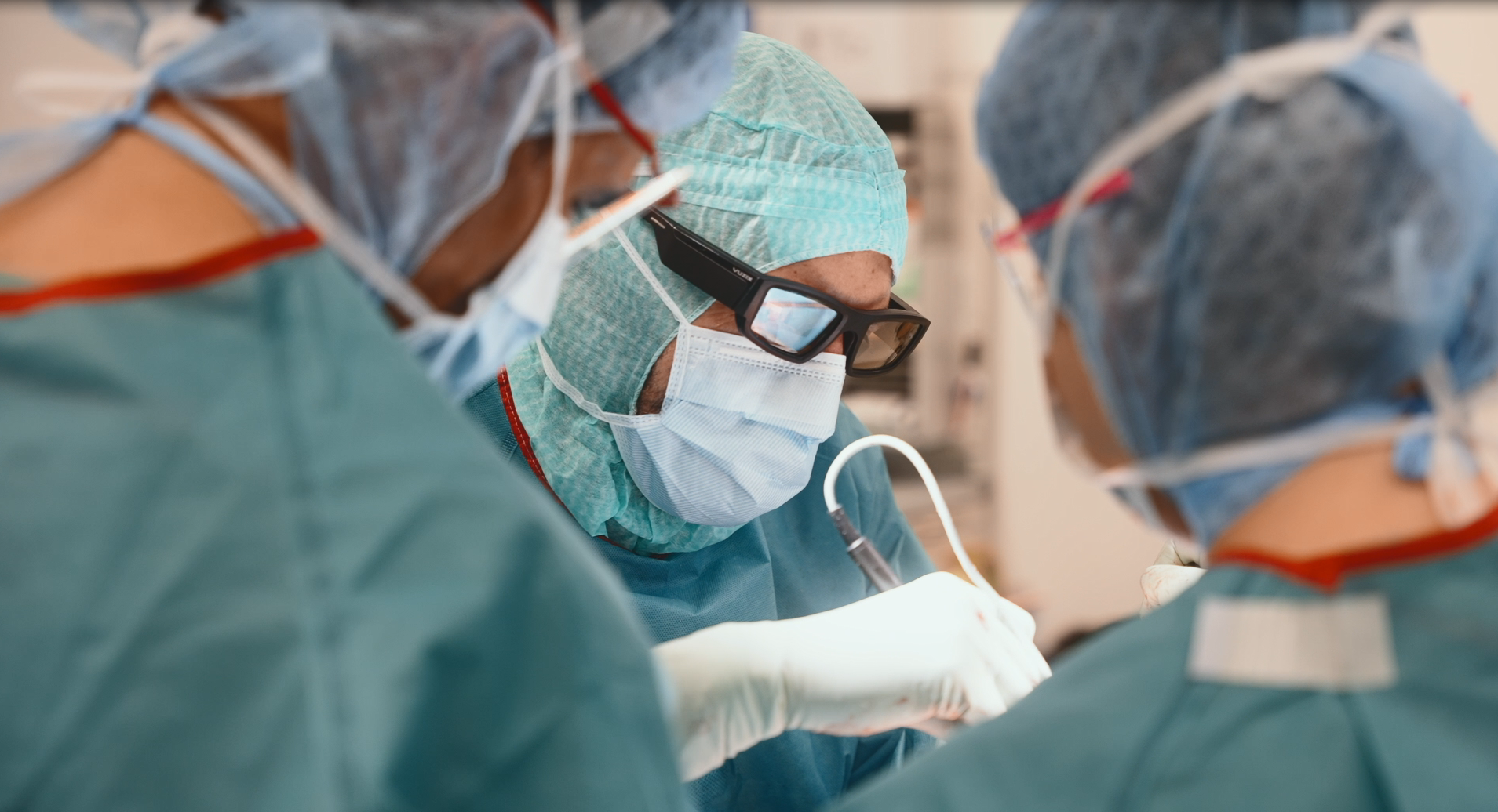 Surgeon team during an operation in hospital.